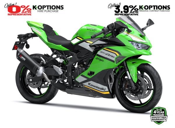 Ninja ZX-4RR and Ninja ZX-6R now available with 3.9% HP and 5.9