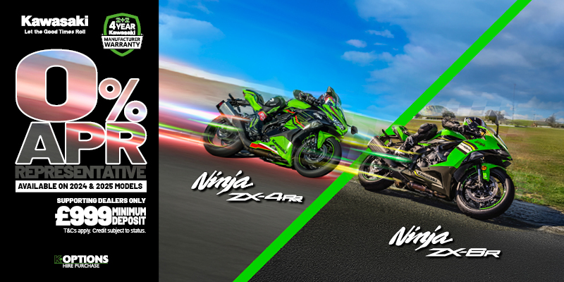 Ninja ZX-4RR and Ninja ZX-6R now available with 0% HP and